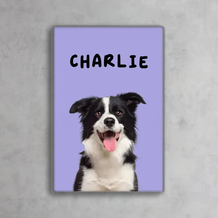 Upload Dog Photo - Personalized Canvas with Remove Background & Cartoon Effect