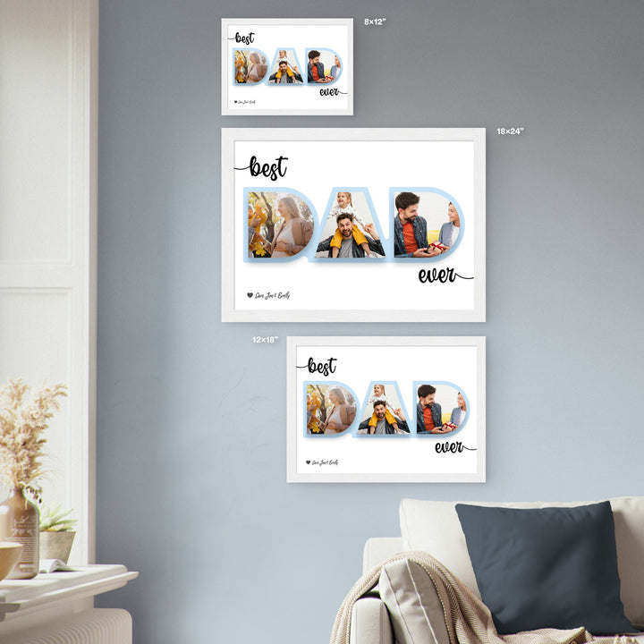 "Best Dad Ever" Photo Frame