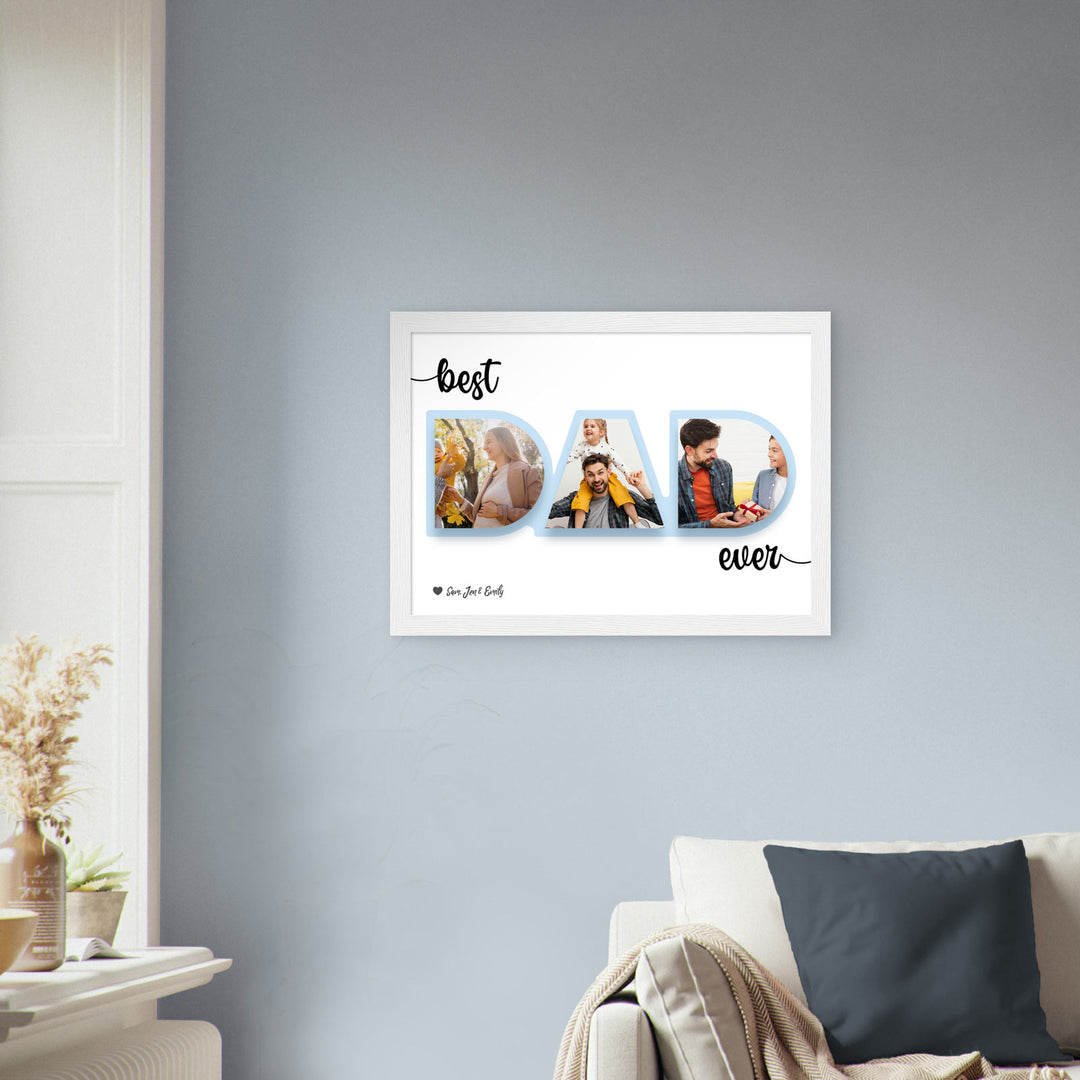 "Best Dad Ever" Photo Frame
