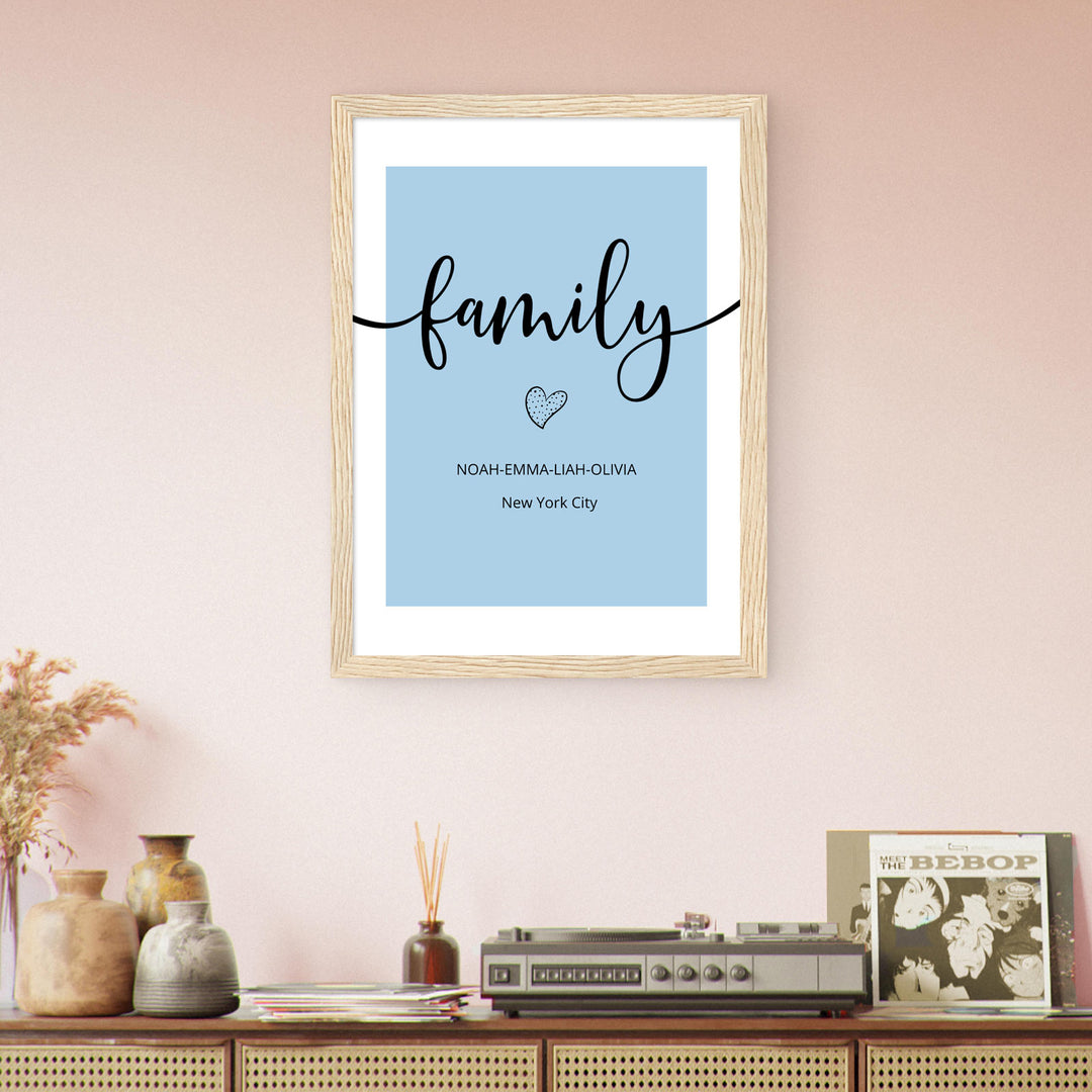 "Family Heritage" Framed Poster