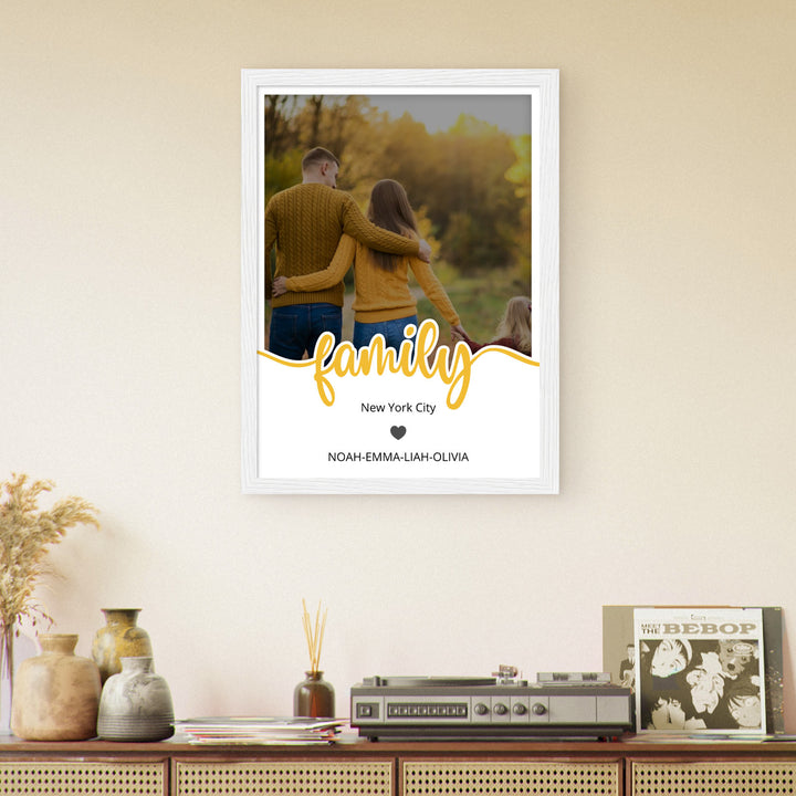 "Family" Framed Photo Poster